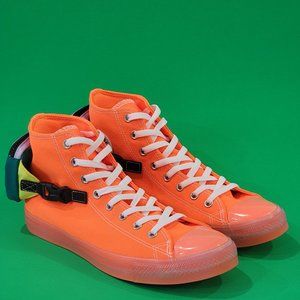 Converse CTAS Hi Buckle Up Orange Sneakers NWT